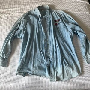 Vintage NASCAR Denim button up